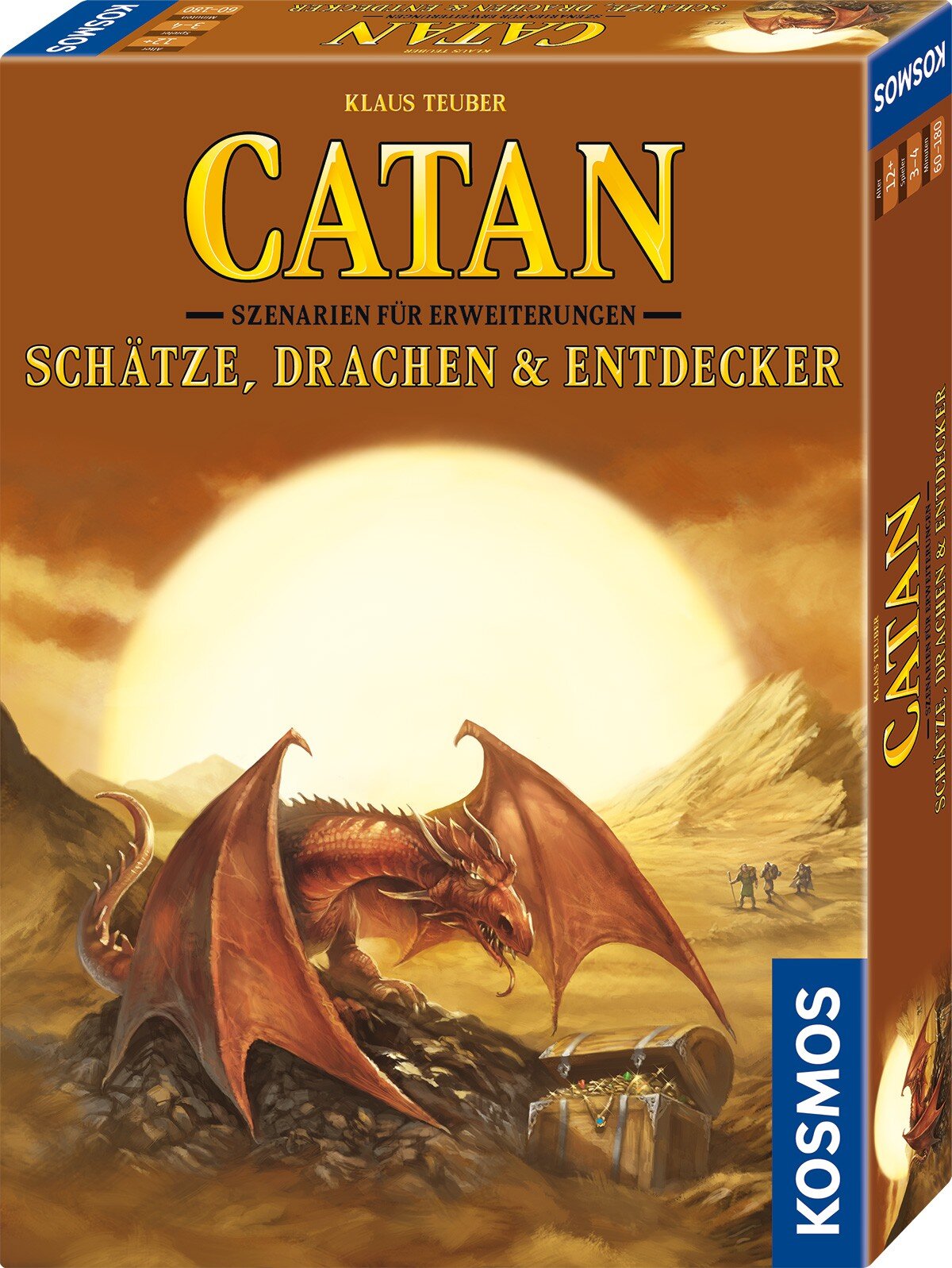 CATAN - Szenarien - Schätze  Drachen & Entdecker