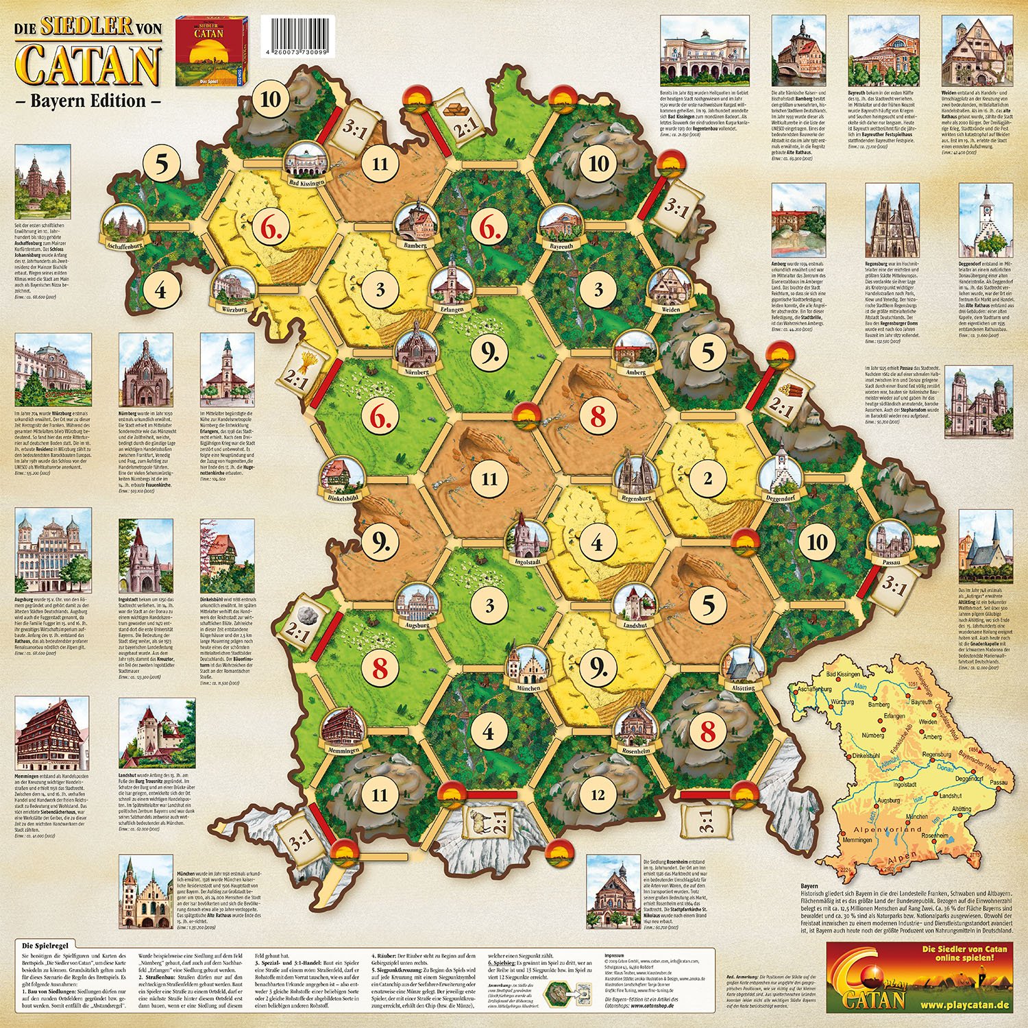 CATAN - Länderszenarien - Bayern