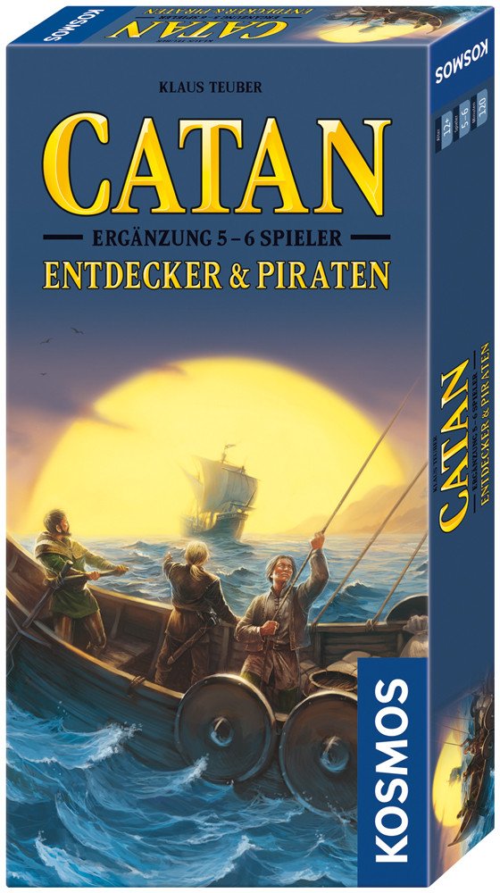 CATAN - Ergänzung 5 - 6 Spieler - Entdecker & Piraten