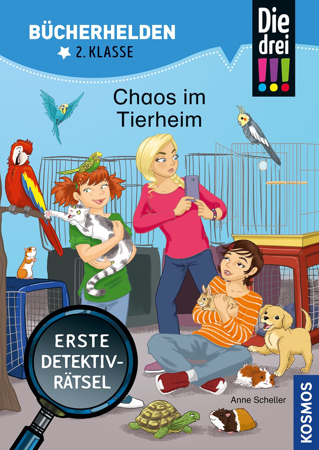 Die drei !!!  Bücherhelden 2. Klasse  Chaos im Tierheim
